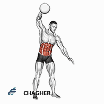 slam تک‌دست با توپ مدیسین