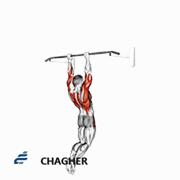 muscle-up روی عمودی میله با وزن بدن
