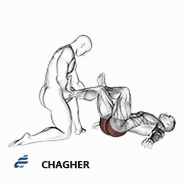 کشش gluteus و پیریفورمیس خوابیده با کمک‌دار
