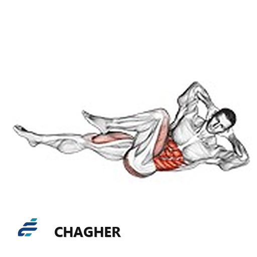 elbow-to-knee با وزن بدن