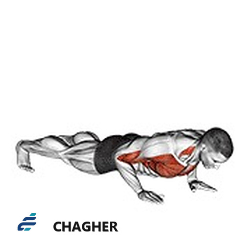 ضربه به سرشانه push-up با وزن بدن