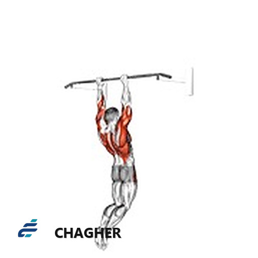 muscle-up روی عمودی میله با وزن بدن