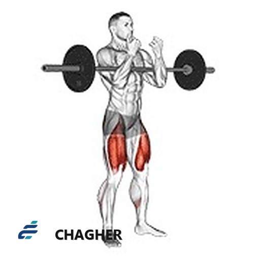 اسکوات زرچر کامل با هالتر
