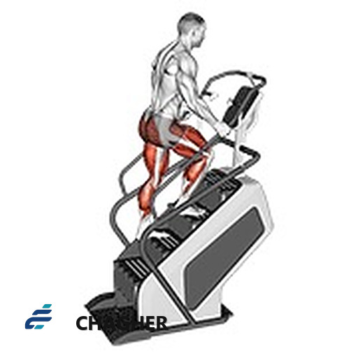 راه‌رونده روی stepmill با دستگاه پله