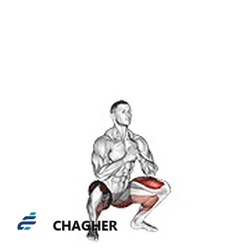 اسکوات پرشی افتادن با وزن بدن