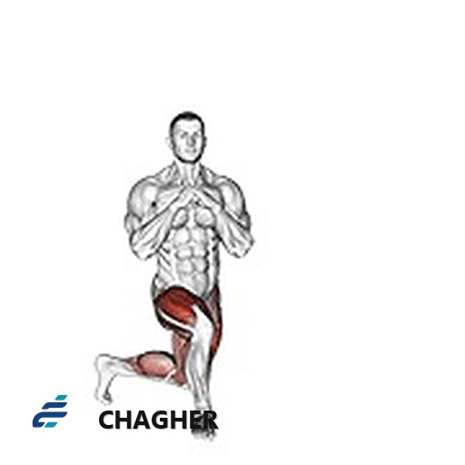 اسکوات curtsey با وزن بدن